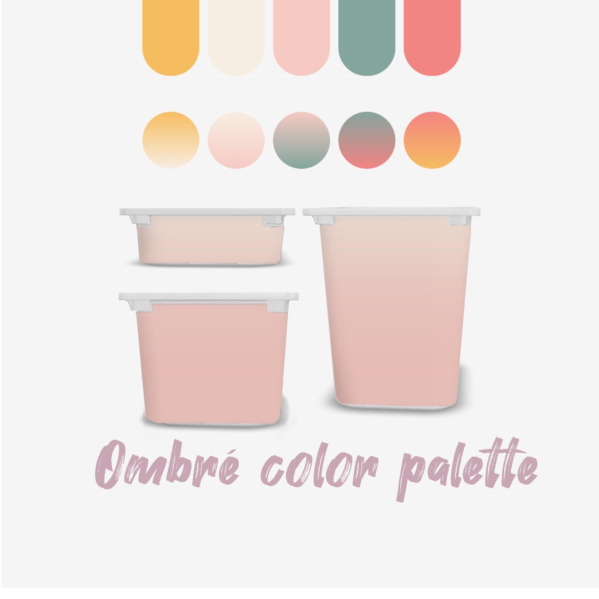 Pink TROFAST Aufkleber mint pink IKEA TROFAST zwei Farben Trofast Kistenabdeckung Trofast Schubladenabdeckung Aufkleber pink Ikea Trofast Aufkleber Trofast Ombre