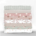 GOOSE BUNDLE passender Baumwollstoff Gänse Mix aus Fat Quarter Bundle Bauernhof beige Quilt Stoff Baumwolle neutrale Farben Brauner Stoff Babydecke
