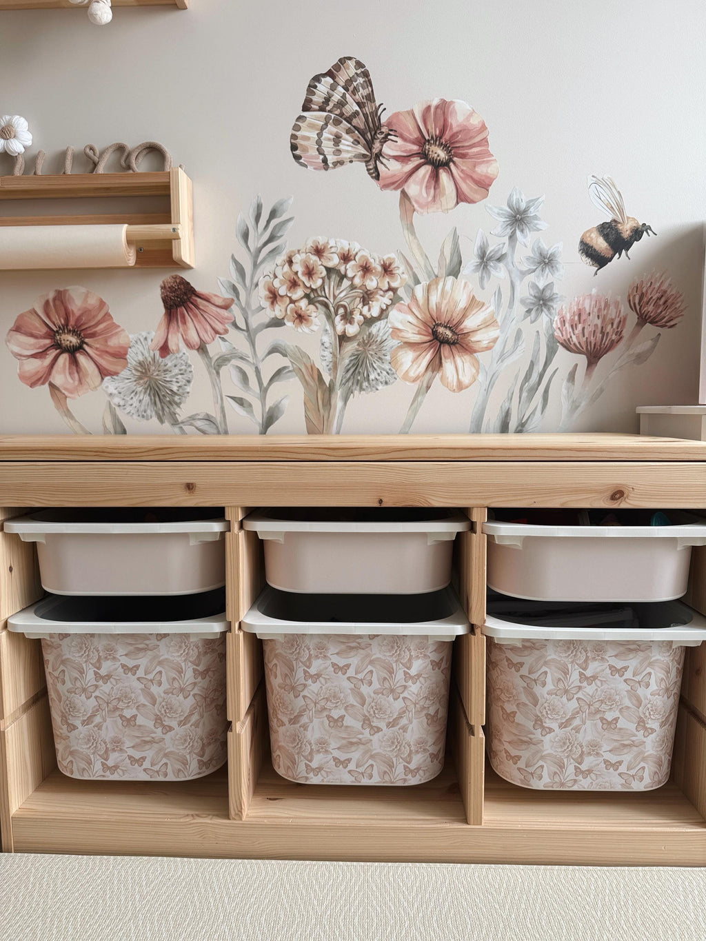 TROFAST Aufkleber Schmetterlinge IKEA TROFAST Vinyl Wraps Schmetterling Ikea Trofast Aufkleber Trofast Kleinkind Deko Ikeahack Aufbewahrungsaufkleber Aufbewahrung