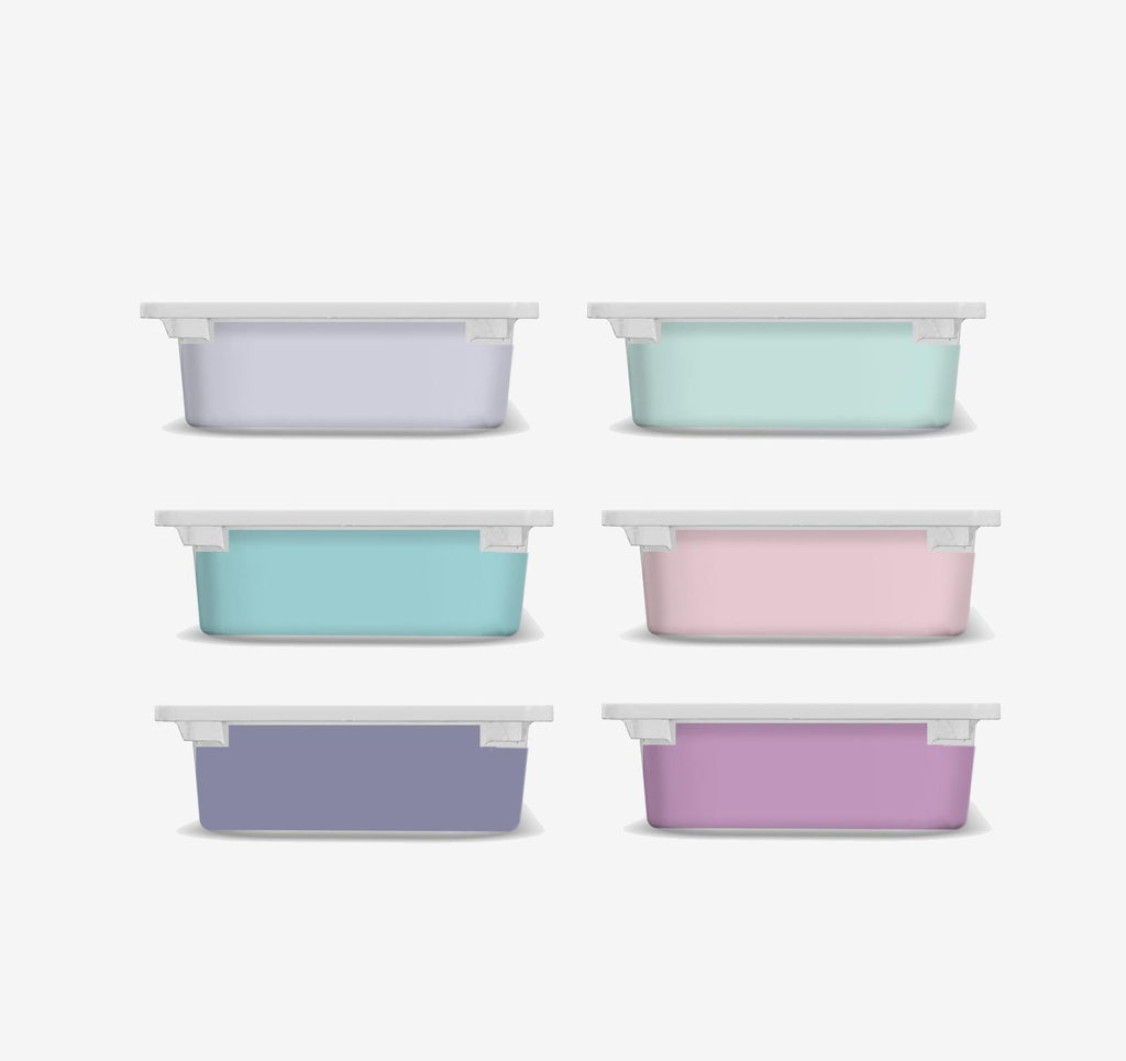 Meerjungfrauenfarben TROFAST Aufkleber IKEA TROFAST Vinylfolien Meerjungfrau Pastell Ikea Trofast Aufkleber Trofast Spielzimmeraufkleber Spielzimmer Ozeanthema