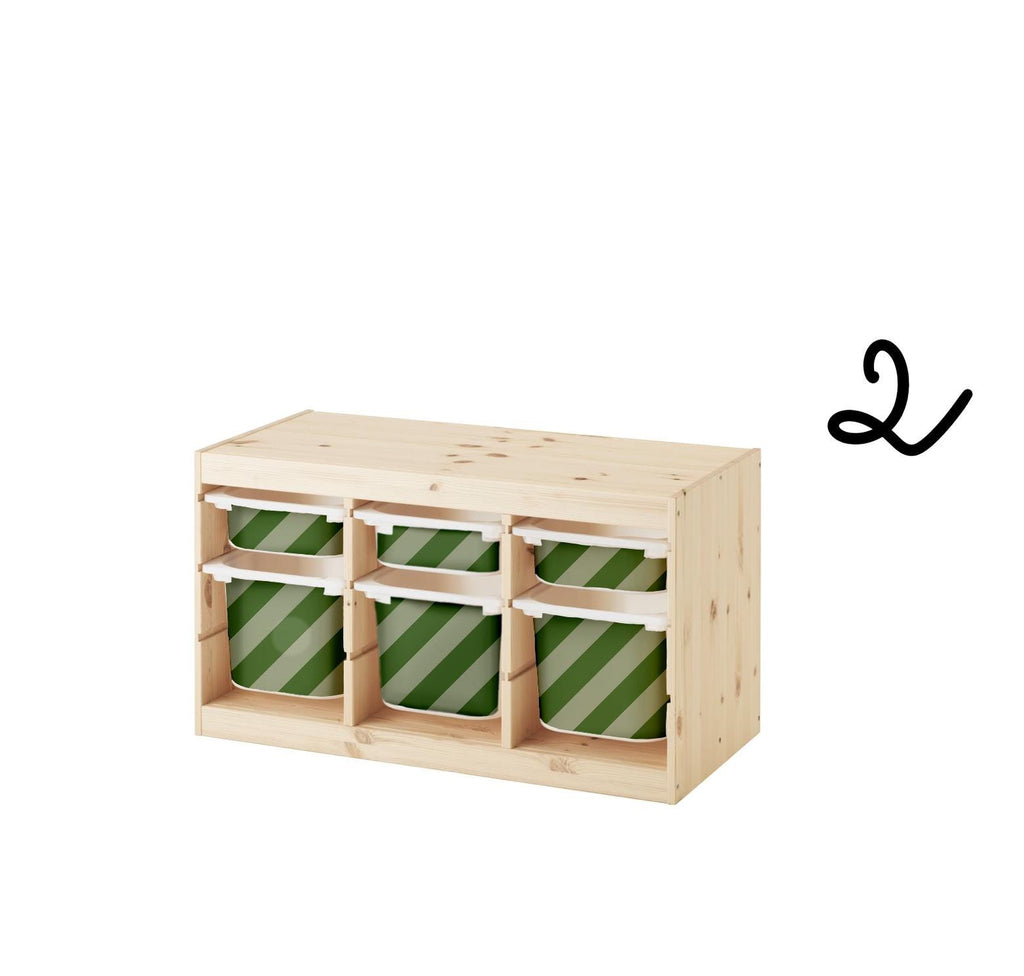 TROFAST Aufkleber Diagonale Streifen IKEA TROFAST Behälter Aufkleber Trofast Wickelaufkleber Trofast Aufbewahrungsaufkleber Ikea Box Aufkleber Streifen Aufkleber