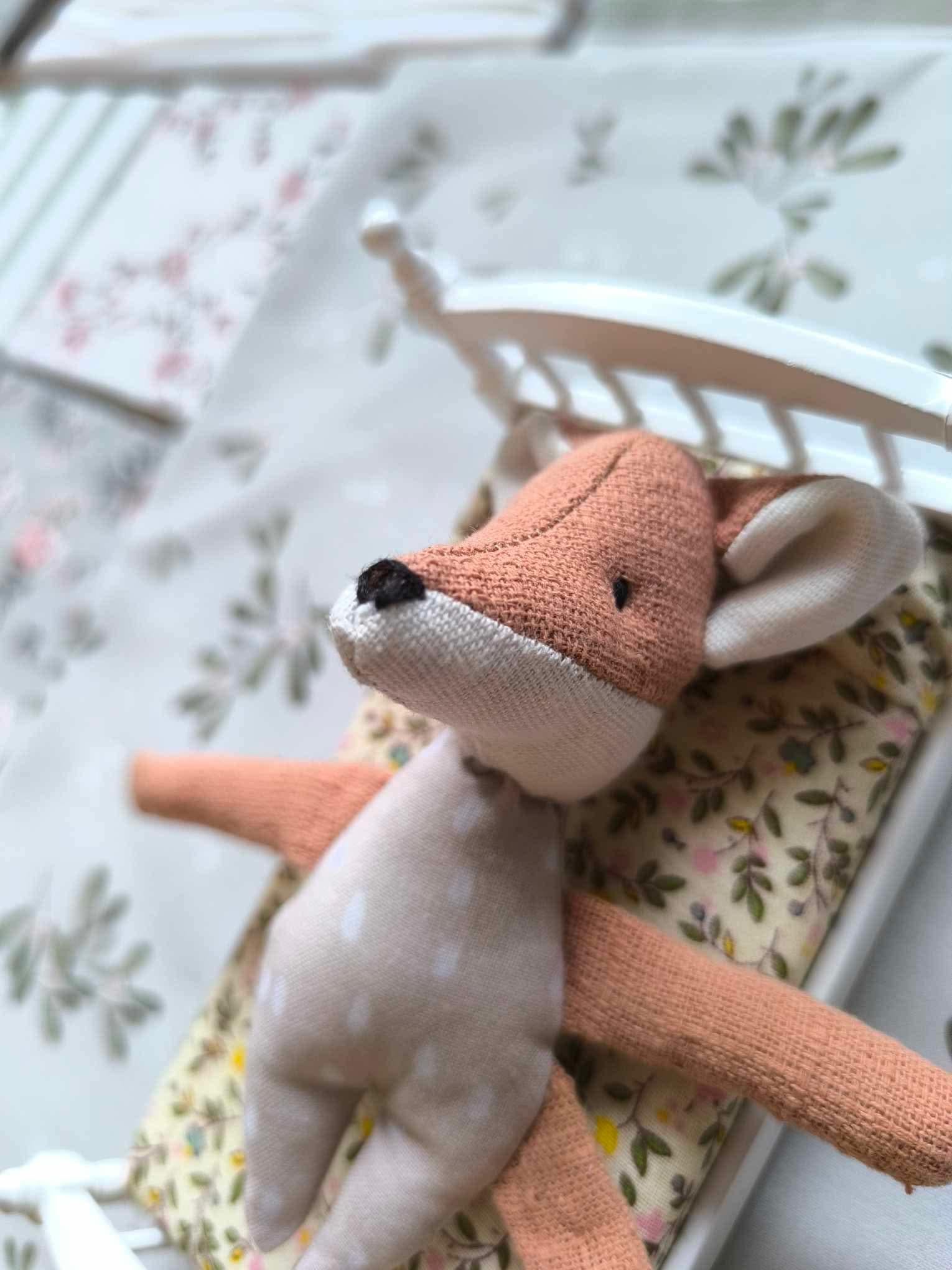 Baby FOX Sewing Pattern & Tutorial tiny fox DIY Baby fox sewing tutorial small fox sewing mini animal sewing PDF files mini fox pdf animal