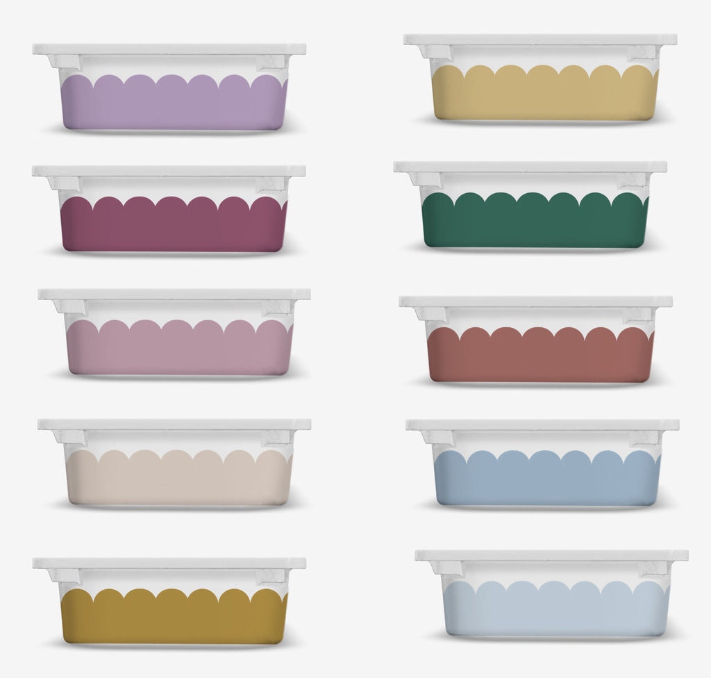 Jakobsmuschel TROFAST Aufkleber IKEA TROFAST Vinylfolien IKEA Trofast Aufkleber Trofast Spielzimmeraufkleber Spielzimmerdeko Ikea Hack Aufbewahrungsetikett