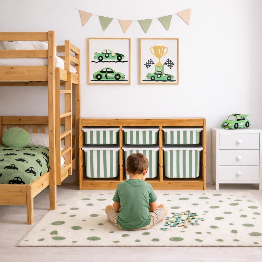 STREIFEN MIX & MATCH Trofast Aufkleber passend zu Ikea Trofast Abziehbildern Pastellfarbene Streifen Wraps für Ikea Trofast Behälter Aufkleber Trofast