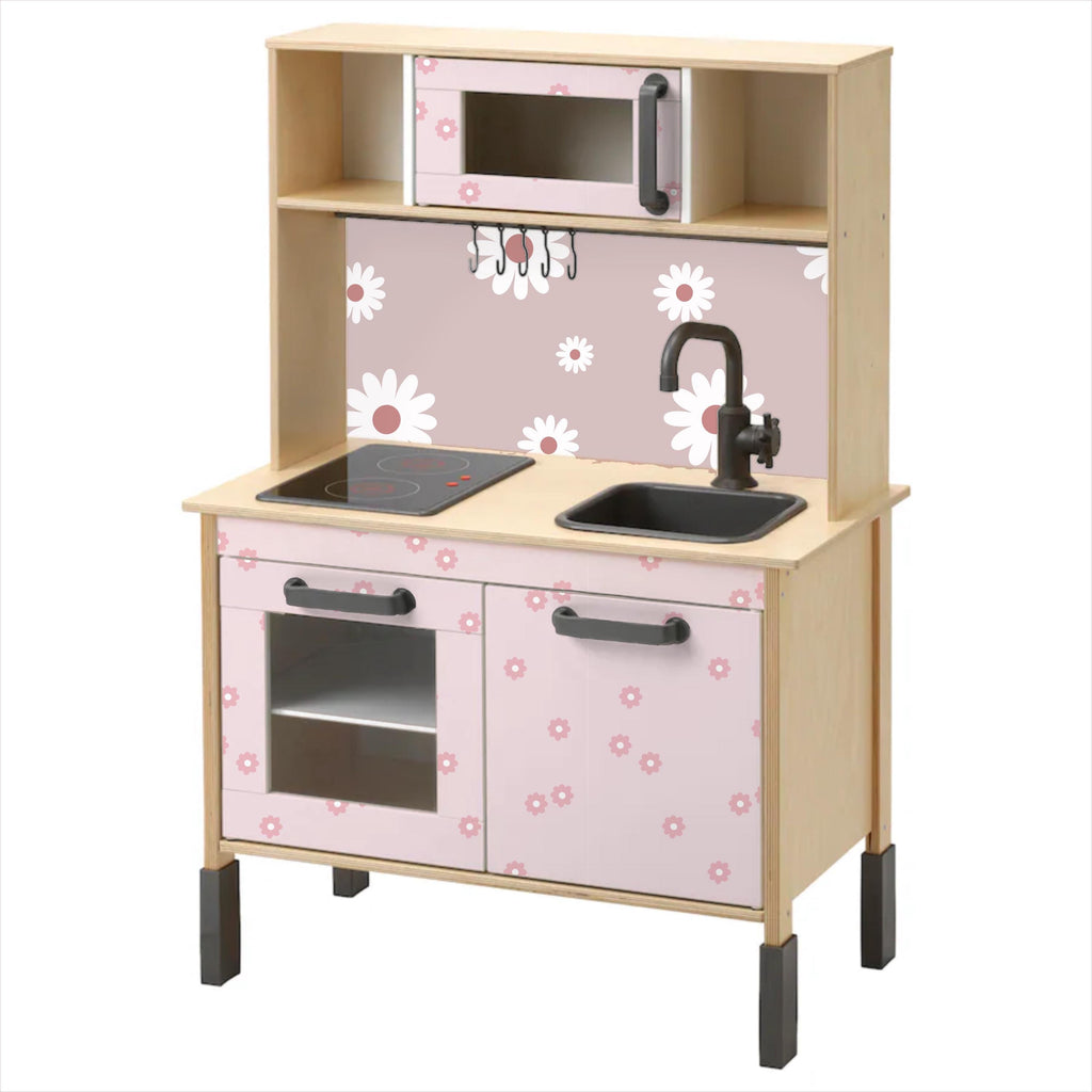 Daisy DUKTIG Aufkleber IKEA DUKTIG Gänseblümchen Küchenaufkleber Spielküche Klebefolie ikea Möbel-Folie duktig Spielküche Sticker ikea Küche