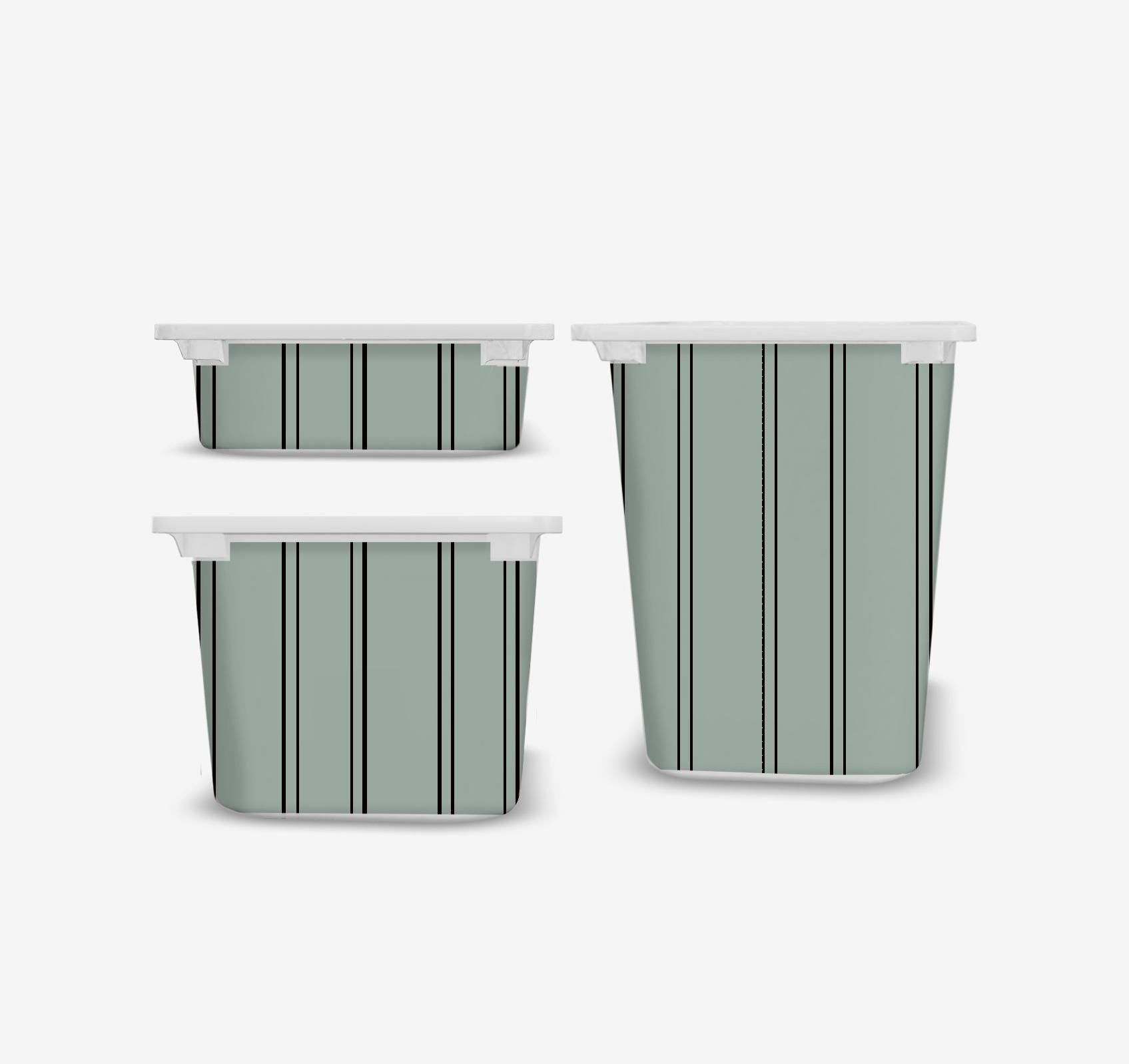 Vertikale Linien IKEA Trofast Aufkleber dünne Streifen IKEA Hack Sticker IKEA Spielzimmer Aufbewahrung Jungen Aufkleber Trofast Streifen Trofast Aufkleber Beige