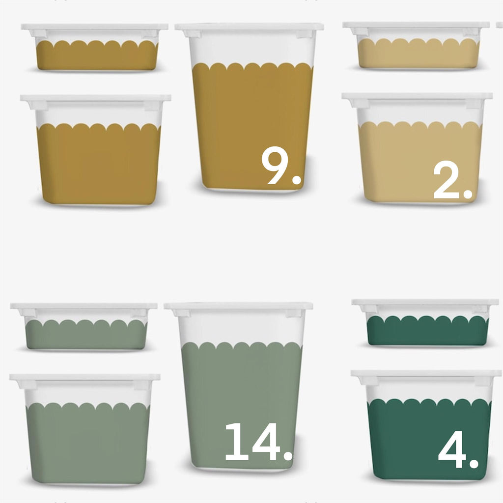Jakobsmuschel TROFAST Aufkleber IKEA TROFAST Vinylfolien IKEA Trofast Aufkleber Trofast Spielzimmeraufkleber Spielzimmerdeko Ikea Hack Aufbewahrungsetikett