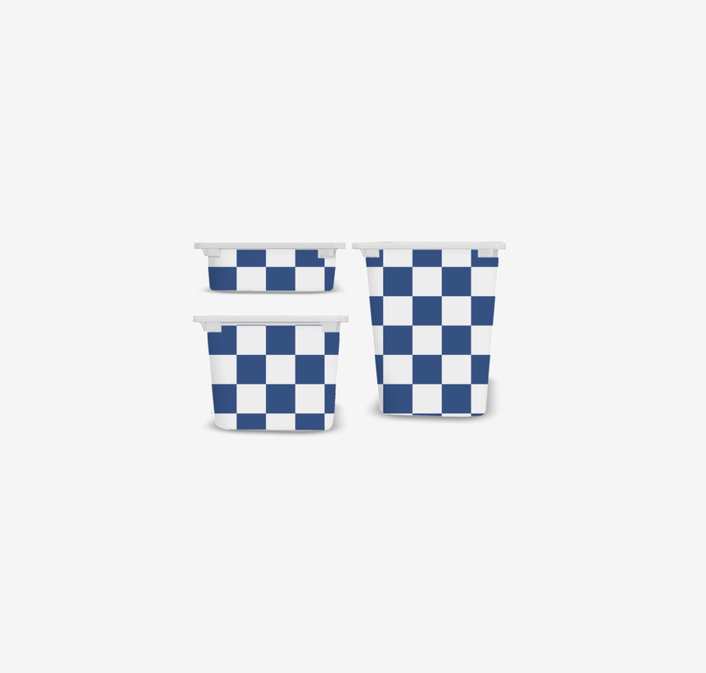 Big check Trofast Sticker large check Trofast blue check decals Ikea furniture sticker storage giant check ikea sticker colors plaid trofast