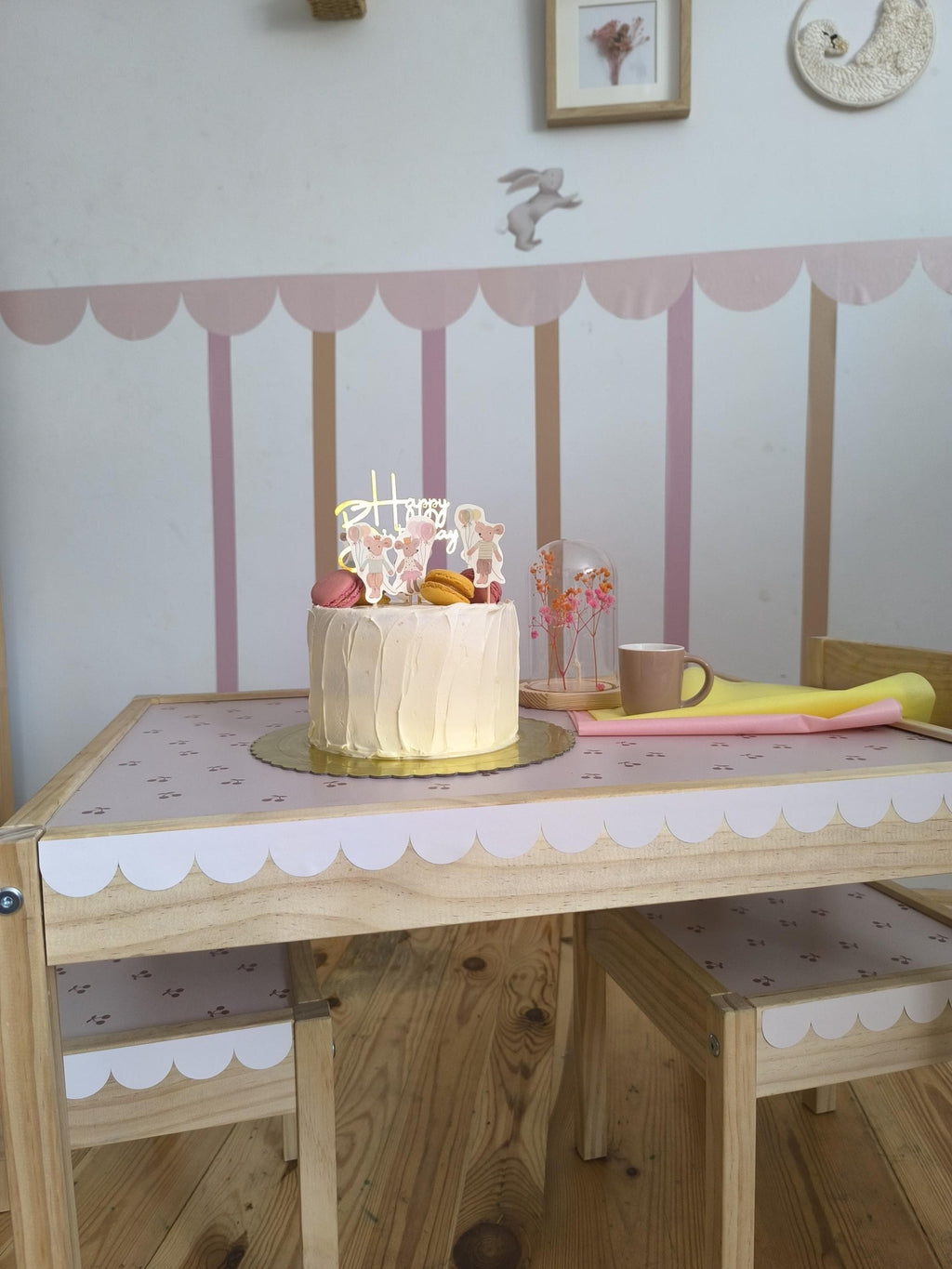 Jakobi-Aufkleber Ikea Latt Tisch Stühle Jakobi-Verzierung Jakobi-Latt-Rand Jakobi-Bordüre Jakobi-Deko Trofast-Deko Jakobi-Streifen Latt-Tisch