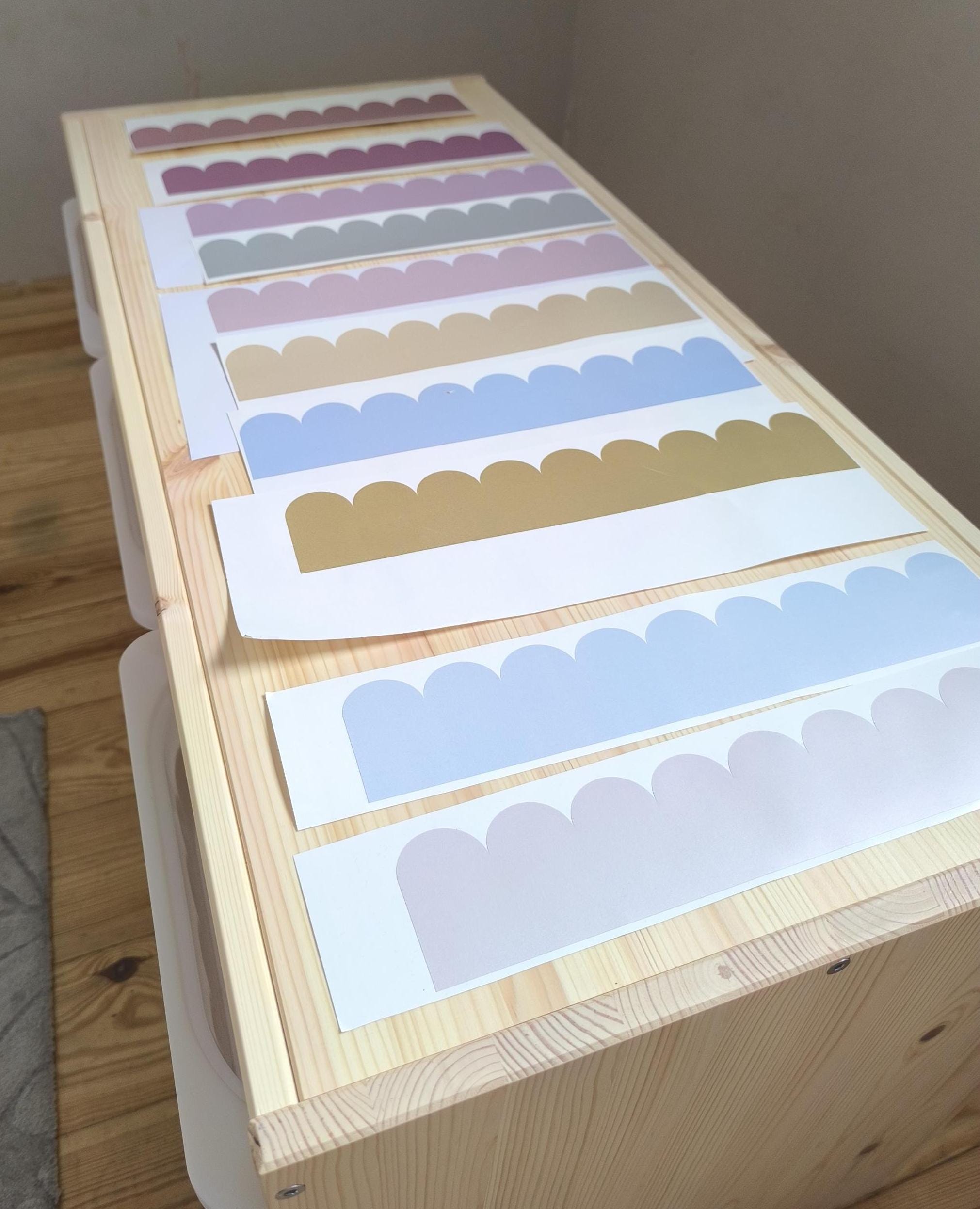 Jakobsmuschel TROFAST Aufkleber IKEA TROFAST Vinylfolien IKEA Trofast Aufkleber Trofast Spielzimmeraufkleber Spielzimmerdeko Ikea Hack Aufbewahrungsetikett