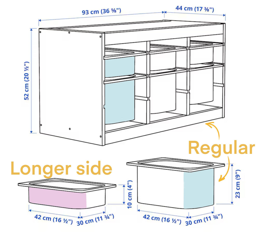 Diamanten TROFAST Aufkleber IKEA TROFAST Vinylfolien IKEA Trofast Aufkleber Diamant Trofast Aufkleber Spielzimmerdekor IKEA Hack Formaufkleber Aufbewahrung