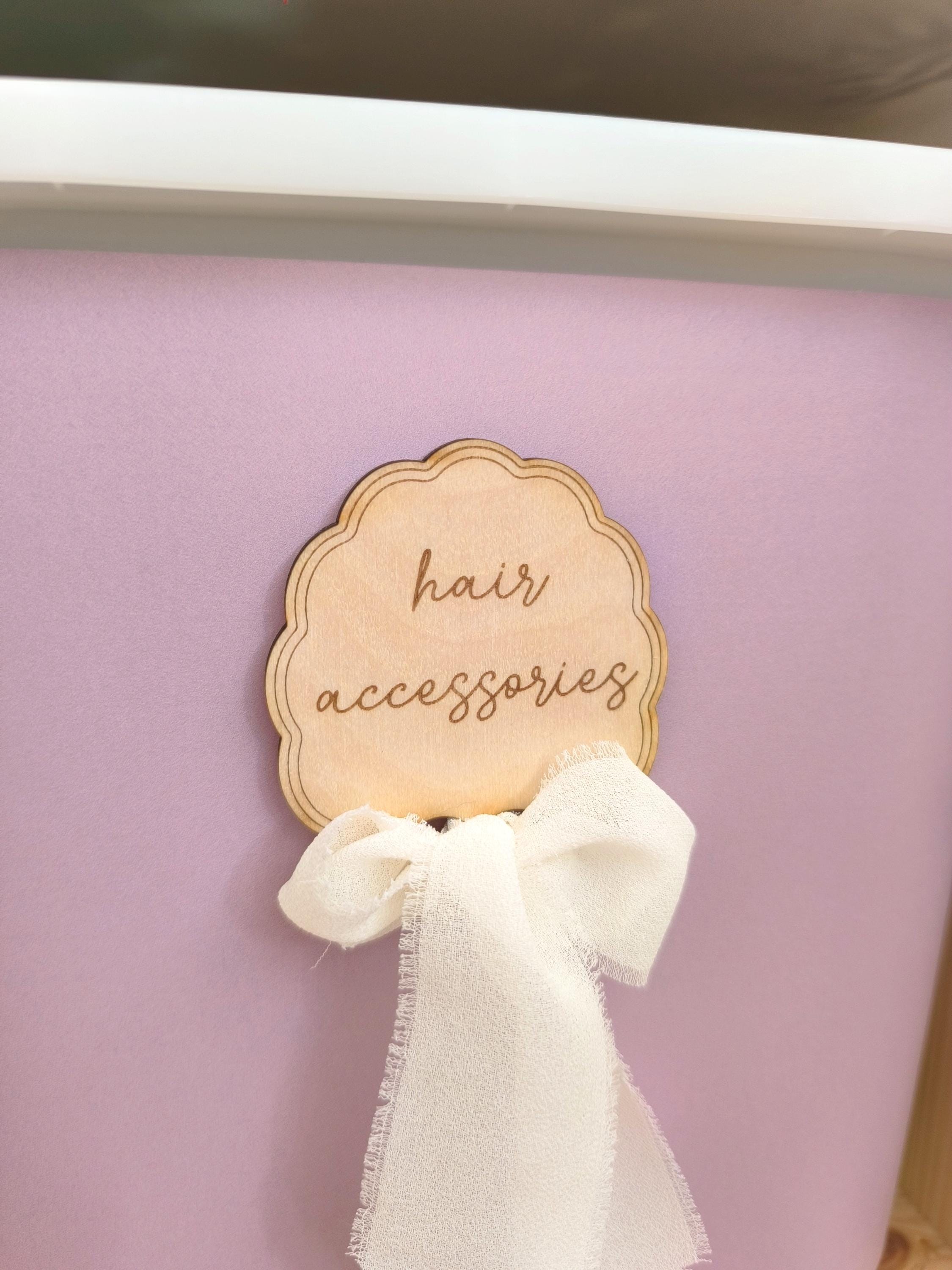 Wooden signs for Trofast shelf or boxes wooden label closet organization signs wooden labels with writing for the children's room girl label