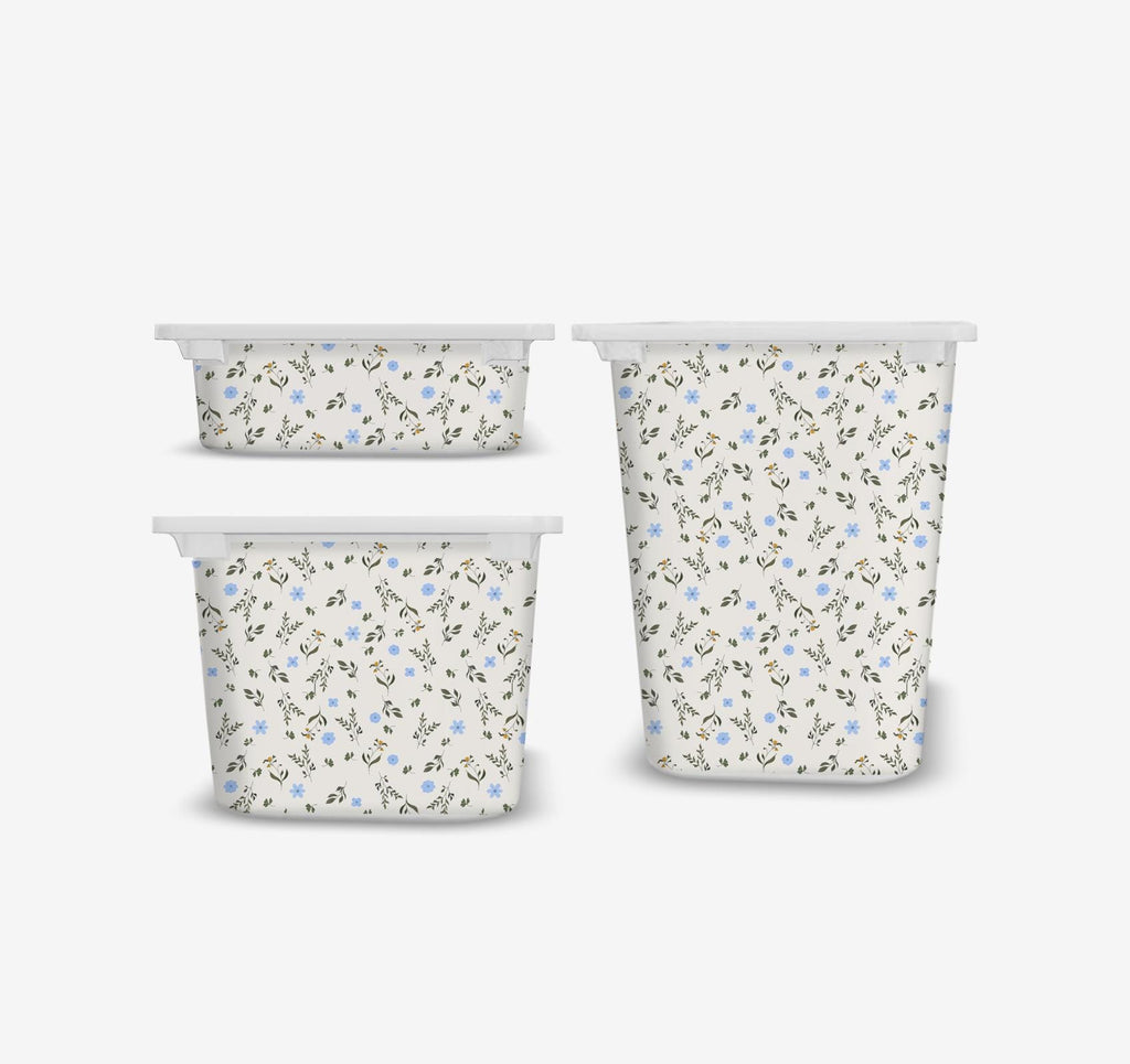 Kleine Blumen TROFAST Aufkleber IKEA TROFAST Vinylfolien ikea Trofast Aufkleber Trofast Spielzimmer Abziehbild Trofast Deko Aufbewahrung Aufkleber Aufbewahrung