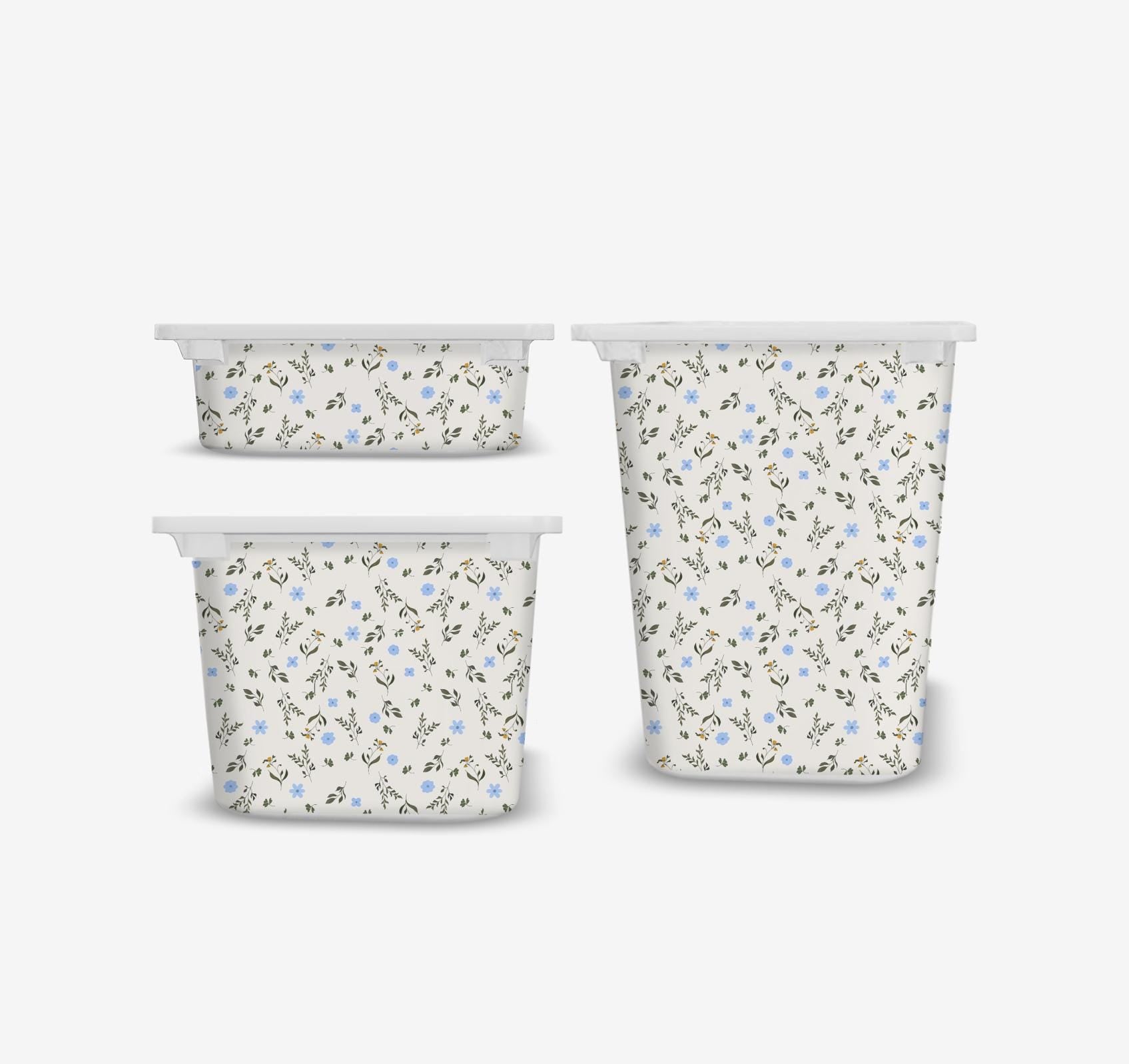 Kleine Blumen TROFAST Aufkleber IKEA TROFAST Vinylfolien ikea Trofast Aufkleber Trofast Spielzimmer Abziehbild Trofast Deko Aufbewahrung Aufkleber Aufbewahrung