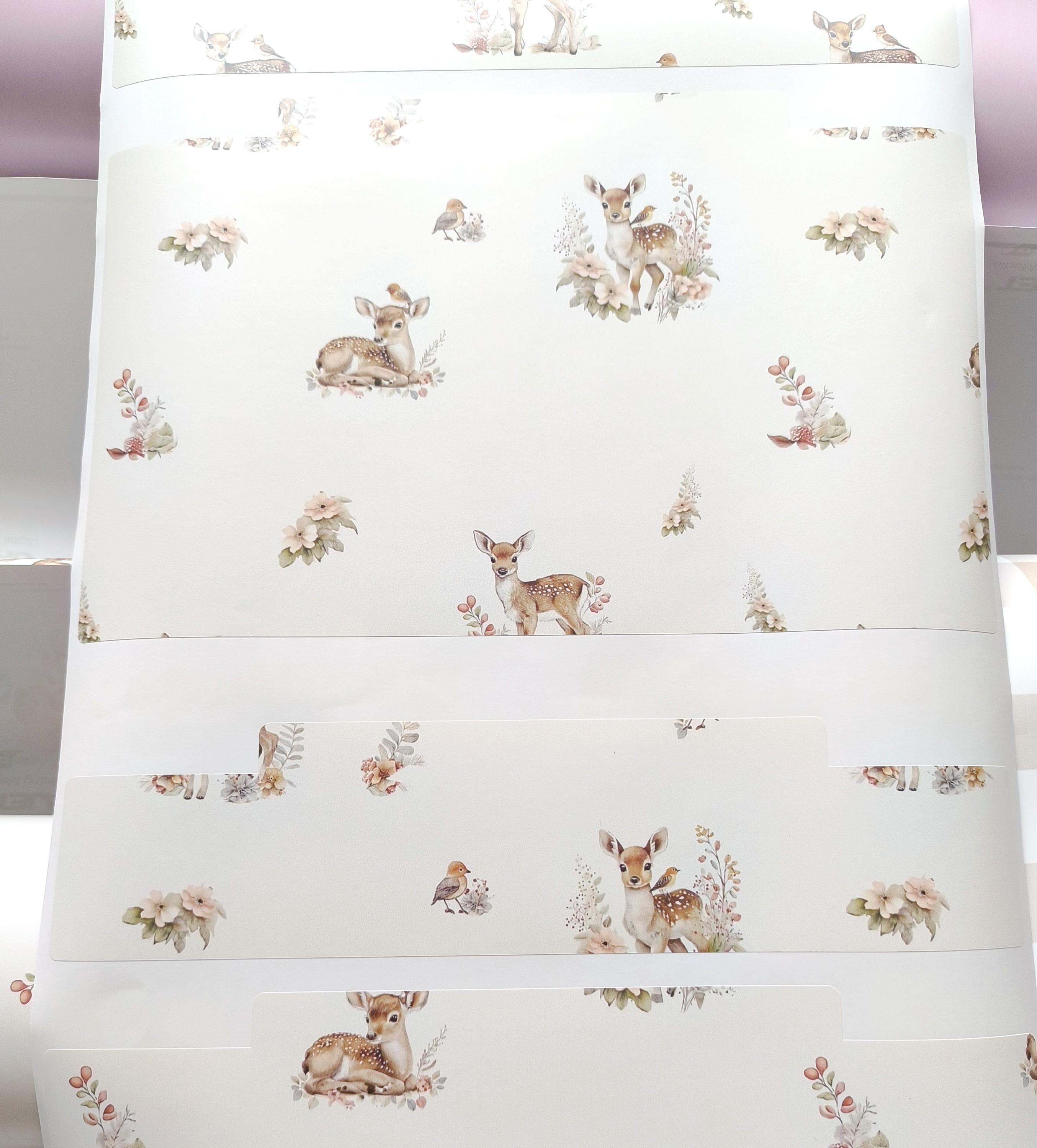 Deer Vintage TROFAST sticker TROFAST bin Wraps ikea Trofast draw cover Trofast playroom stickers Decor ikea hack Storage sticker Storage
