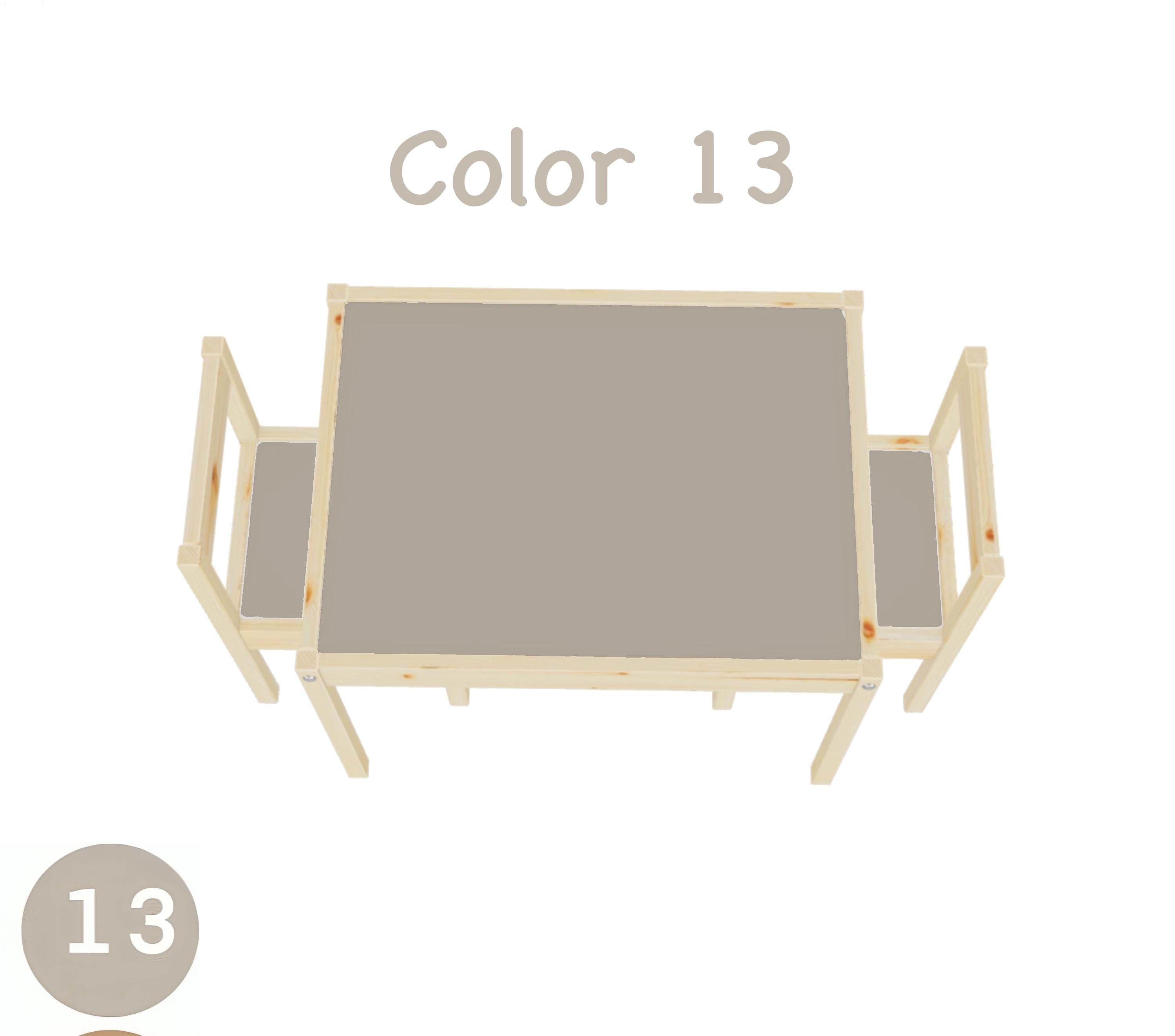 Beige latt table Furniture stickers for IKEA Latt table beige decals for cute decor stickers for furniture beige stickers for toddler beige