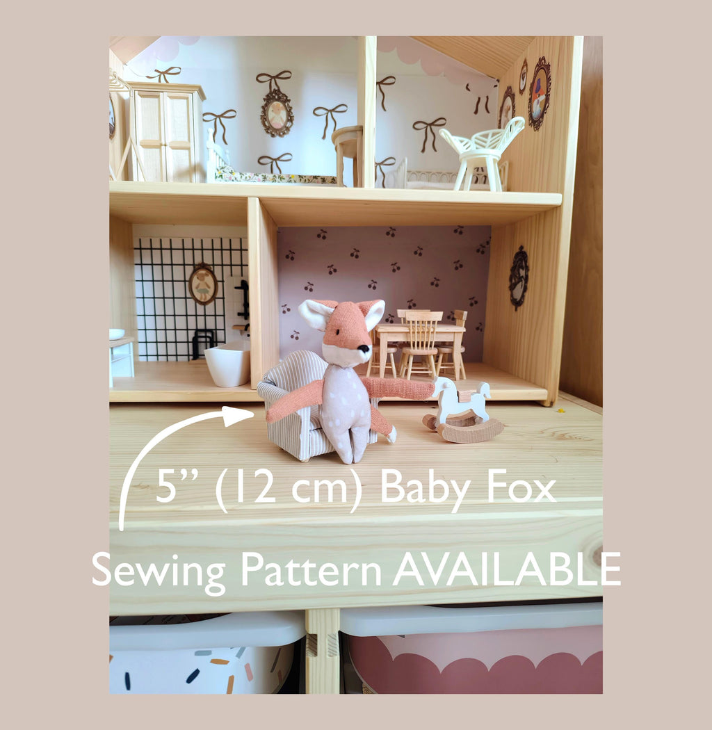 Maus Schnittmuster & Anleitung Maus DIY Babymäuse Nähanleitung Brüderchen Maus nähen Schwesterchen Maus nähen PDF-Dateien Minimäuse PDF