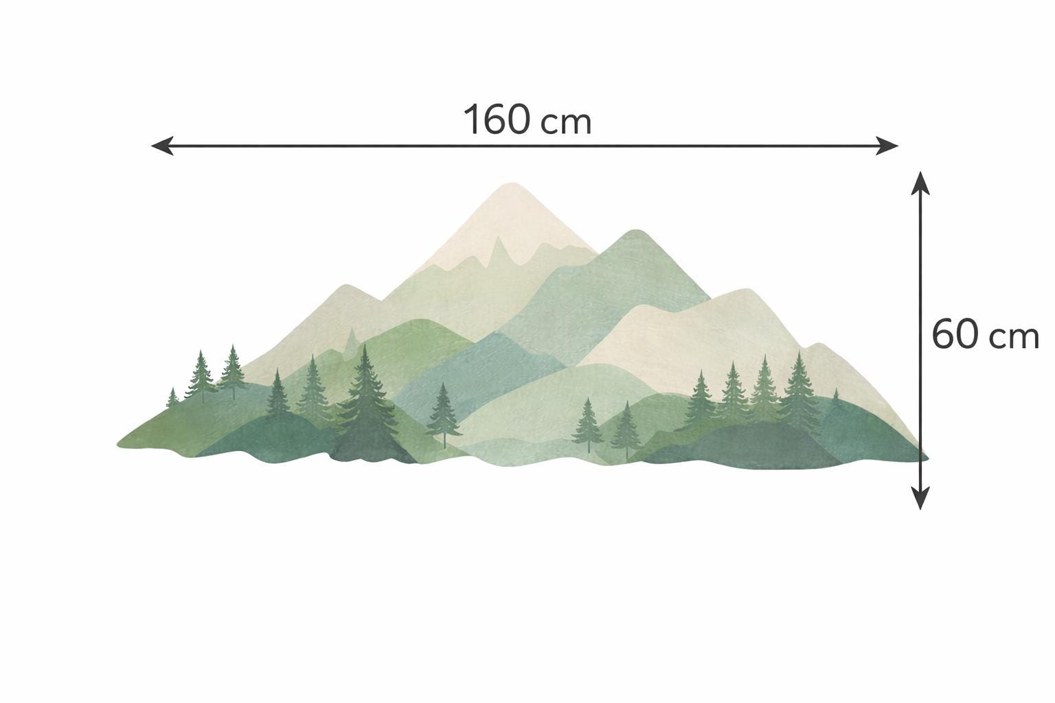 Mountains IKEA KURA Decals forest Kura Bed Stickers Kura Decal bunk bed Removable Vinyl Ikea boy Bunk Bed space Decals for Kura