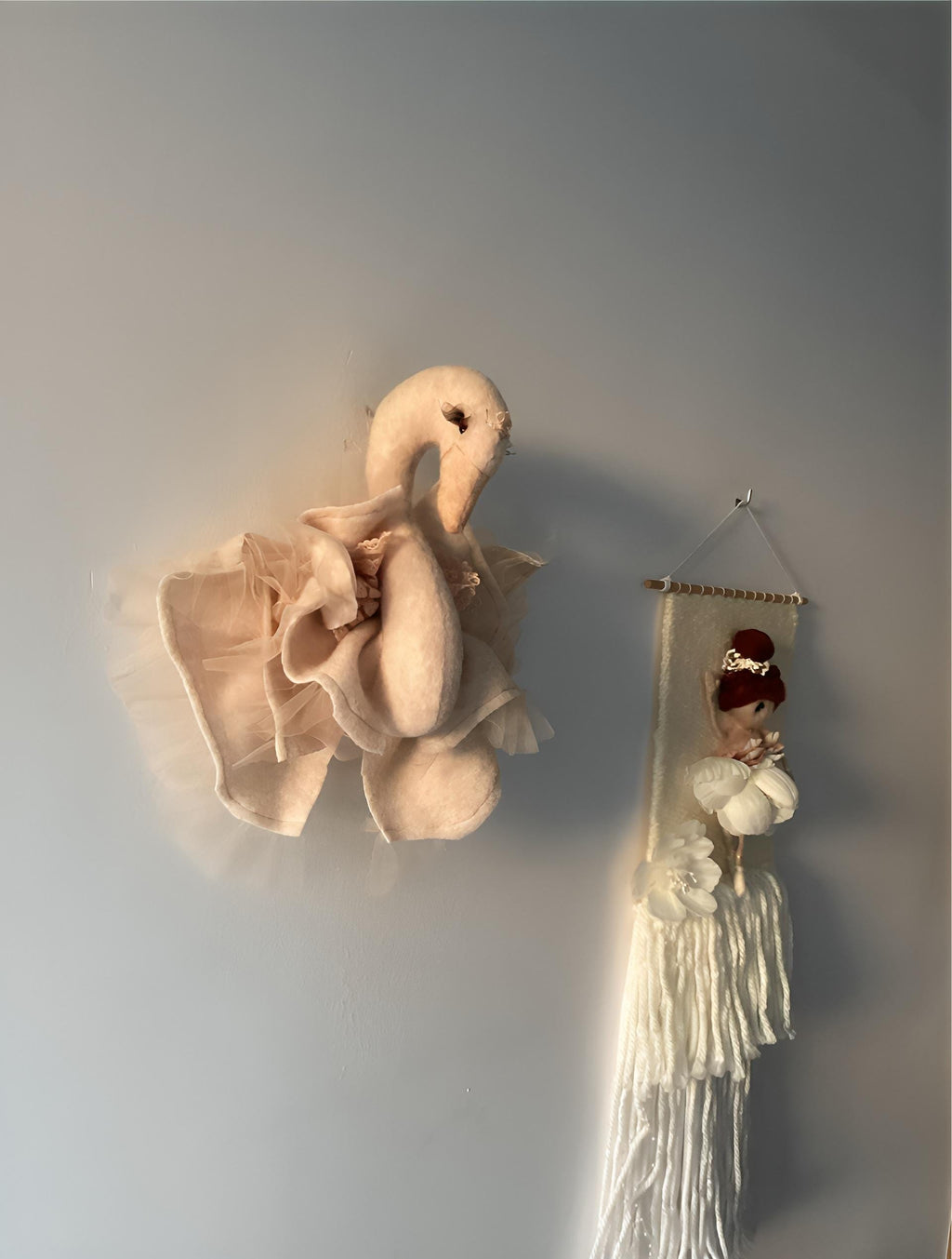 Schwanenprinzessin Schnittmuster digital Schwan Näh-Anleitung Schwan Trophäe Näh-Anleitung PDF Schwan Wanddeko Sofortdownload Schwan Wandbehang Nähanleitung