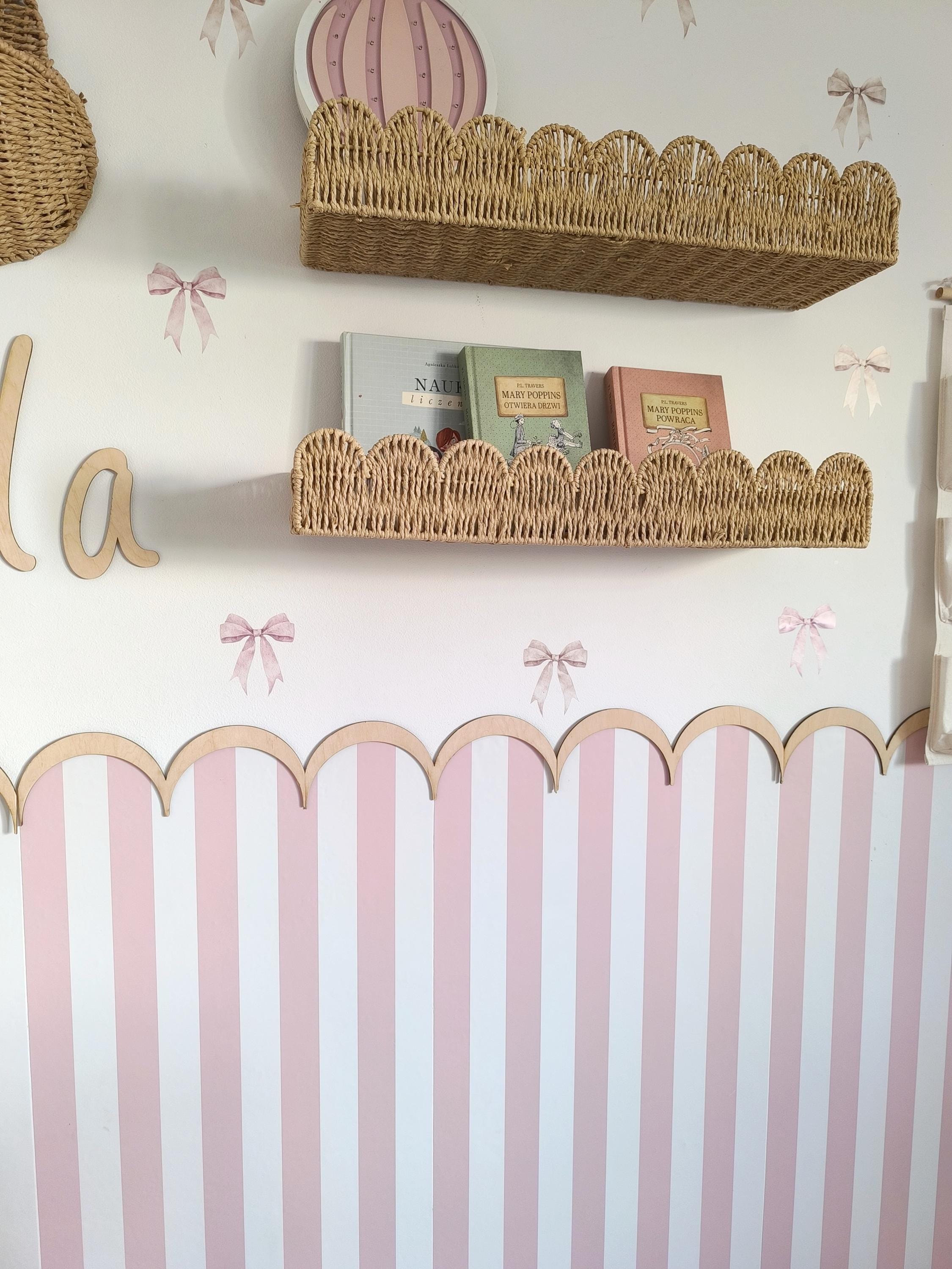 Watercolor Bows Wall Decal Pastel Bows Wall sticker Bows decal Kid room decal Bows Playroom decal bows trend decal wall removable bow shape