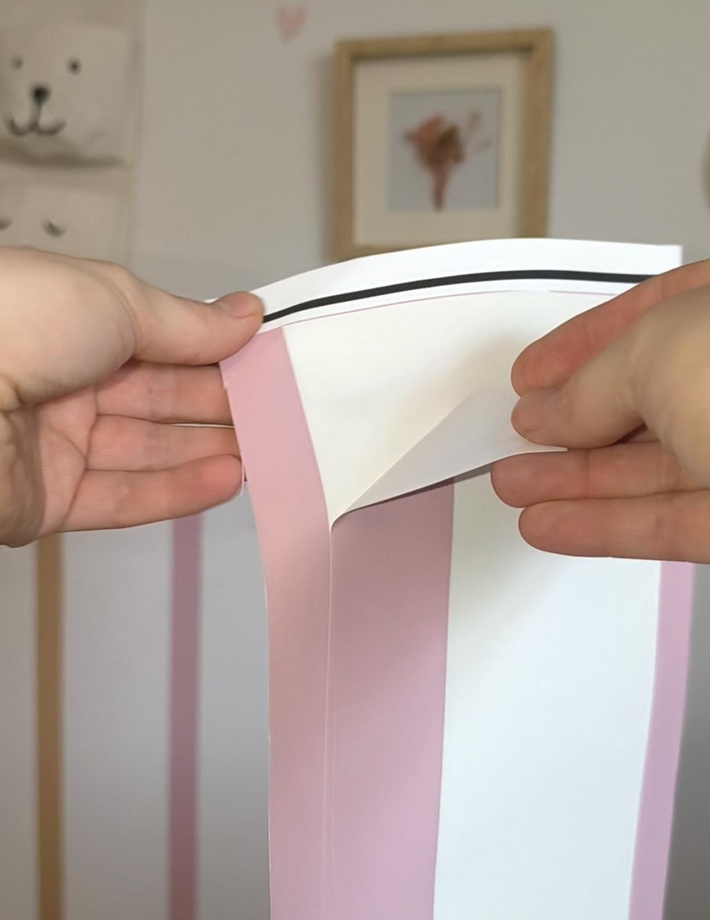 STRIPES Tapetenstreifen abziehbare Tapetenstreifen Wandaufkleber Streifen Wandsticker Streifen Kinderzimmer Deko Kindertapete Streifen