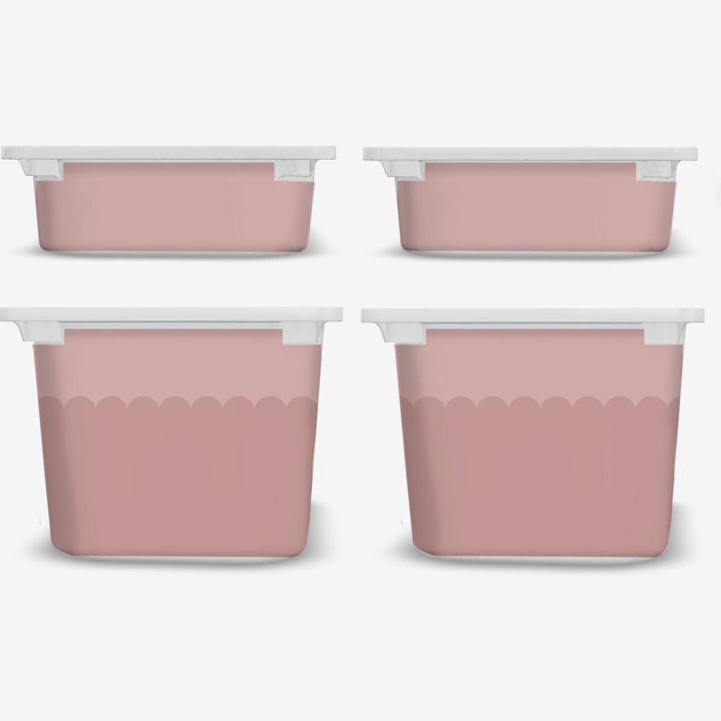 Staubrosa gewellter TROFAST-Aufkleber Wellige IKEA TROFAST gewellte Vinylfolien Ikea Trofast-Aufkleber Trofast-Rohr Spielzimmer-Aufkleber Spielzimmer