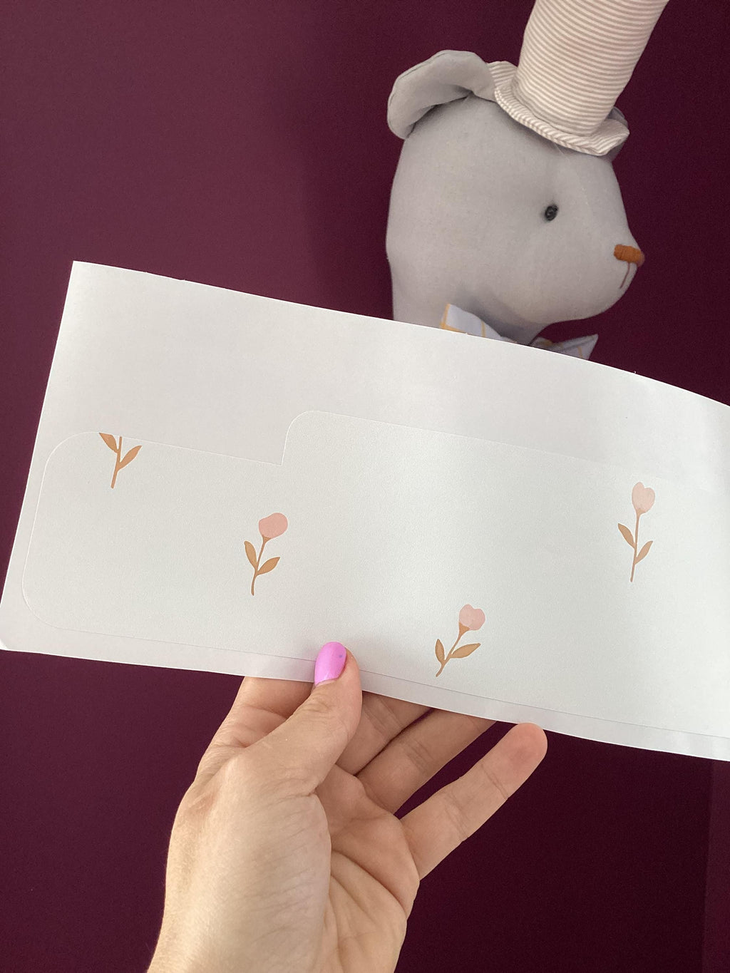 Winzige Blumen TROFAST Aufkleber Trofast Tulpen kleine Blumen TROFAST Aufkleber mieterfreundlich Wraps Ikea Trofast Sticker Trofast Aufkleber ablösbar