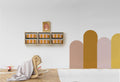 Orange Pfirsich Streifen TROFAST Aufkleber IKEA TROFAST Streifen Vinylfolien IKEA TROFAST Aufkleber TROFAST Spielzimmer Aufkleber TROFAST Streifen rosa