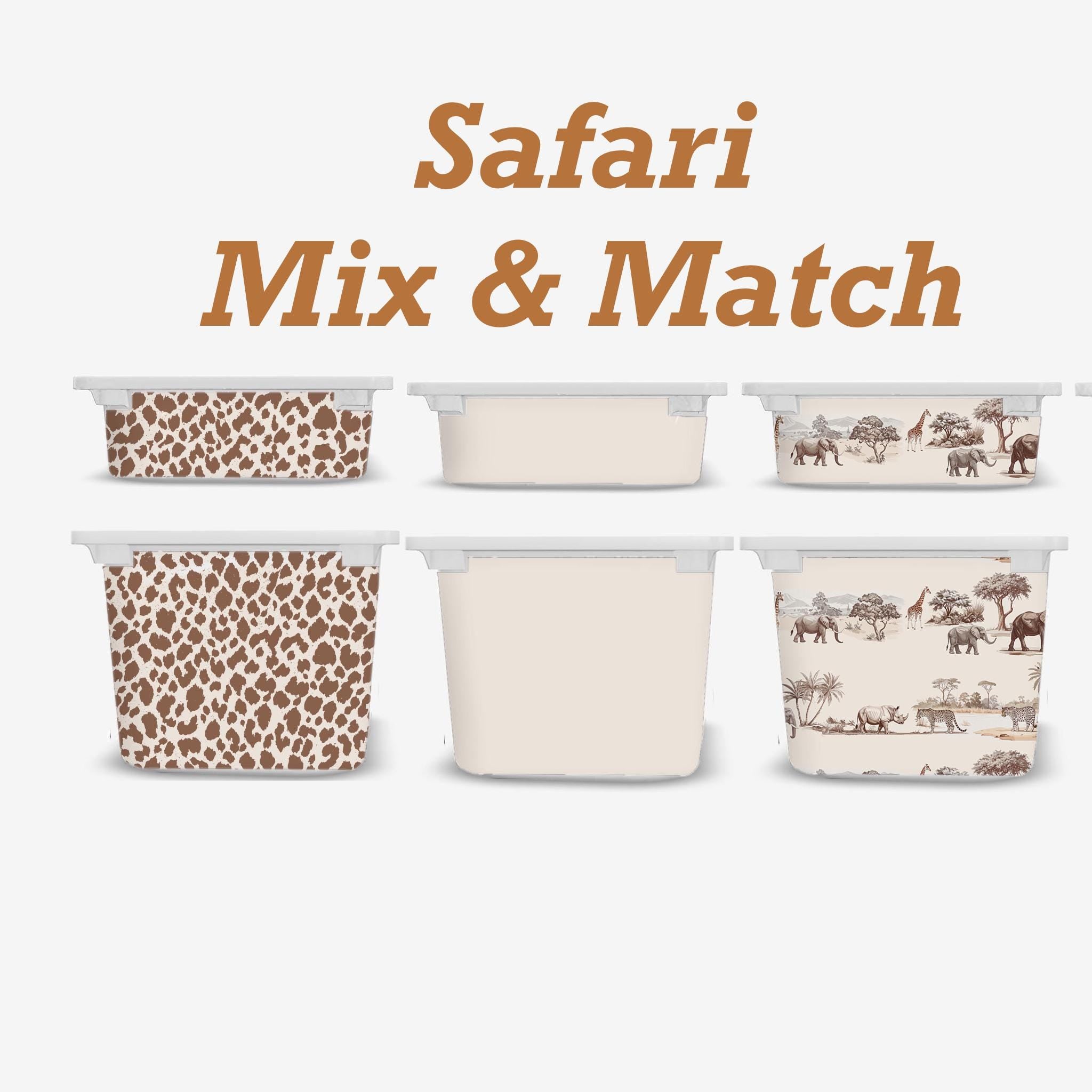 Safari TROFAST Aufkleber Tiermuster IKEA TROFAST Safari Ikea Trofast Aufkleber Trofast Giraffenaufkleber Ikea Trofast Elefant Aufbewahrungsaufkleber